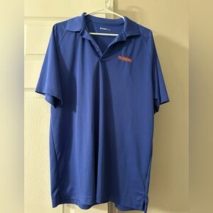 Dunkin’ Donut Blue Employee Uniform Shirt MENS Sz Large